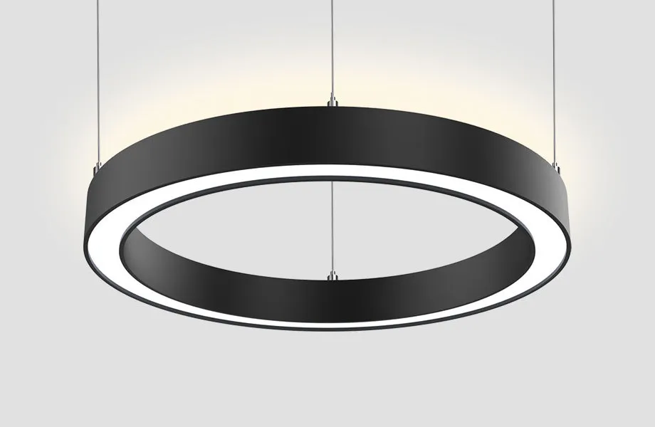 OLA Ringleuchte D1200 × B65 × H82 mm, 90 W, 115 lm/W, DALI-2 dimmbar, IP20